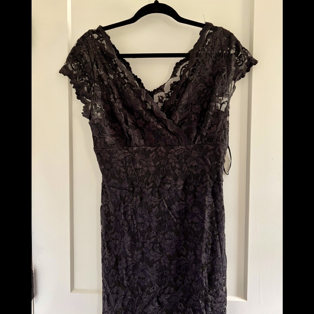 Black lace dress